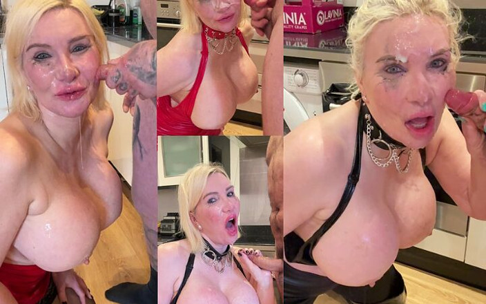 Sophie James: Ultieme facefuck diep in de keel &amp; rommelige lading in het...