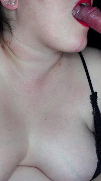 Amateur Stepmom Blowjob - Stepmom Cum on Natural Tits