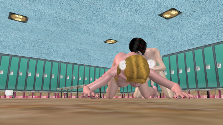 TransLure: Animované 3D shemale porno - krásná Shemale Fisting Nádherná ženská kundička v šatně