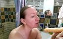 Maria Old: Busty Horny Granny Rididng Bwc Dildo, Do Blowjob and Get...