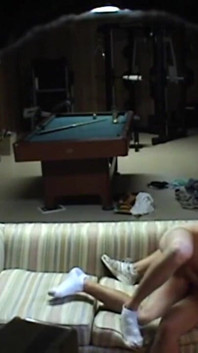 Sexy girlfriend found cheating and fucking at the basement