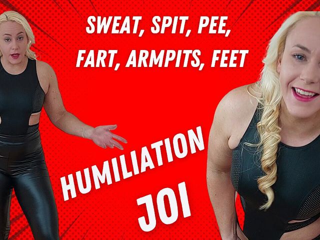 Sweat, pee, armpits, feet, farts, humiliation JOI (full video) (Michellexm)