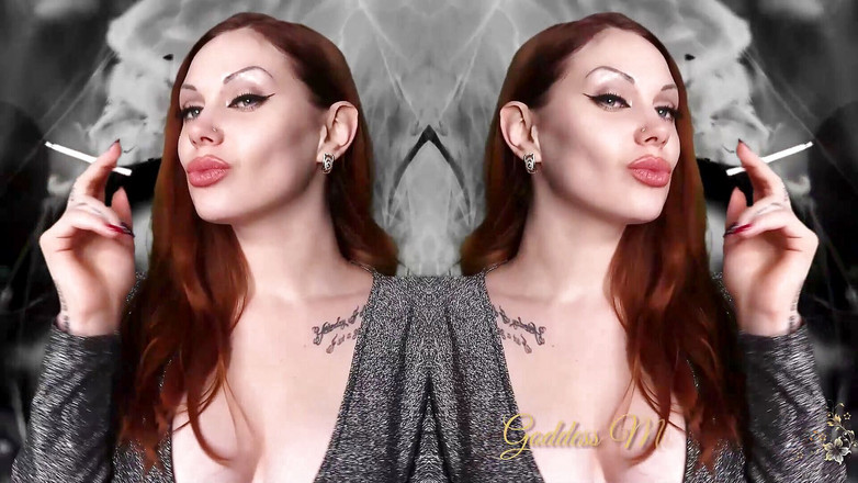 Goddess Misha Goldy: Asmr yang memukul bunyi merokok &amp; hubungan mata!