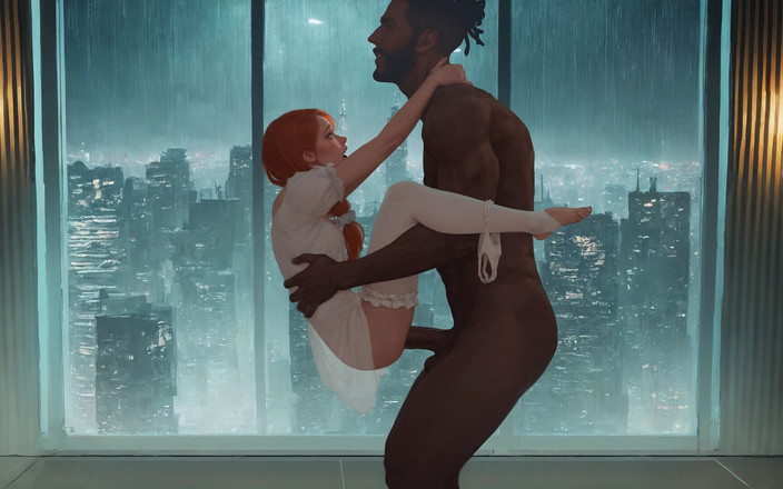 Gaming Anurag: Busty MILF Housewife Loves to Ride Boss's thick bbc - 3D Hentai Animated Porn -...