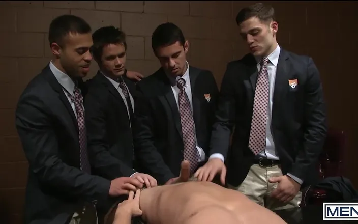 Men network: Dorm Buddies Share With Each Other in Frat Gangbang