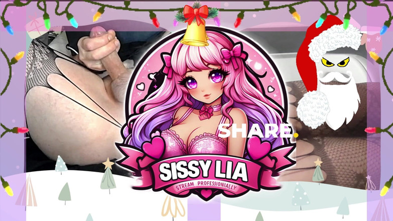 Sissy Lia: Santa Claus verifica el travieso de 2023 de este coño de...