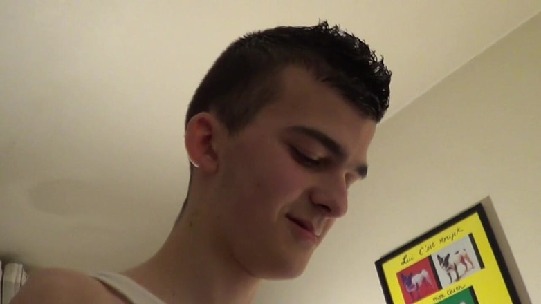 Gaybareback: Slut fucked bareback by a sexy real straight twink curious