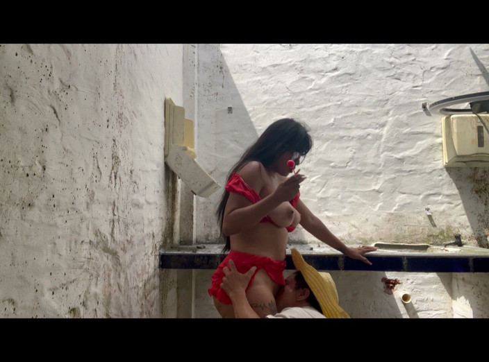 Lady: Stepfather Fucks His Beautiful, Busty, Big-assed Stepdaughter in an Abandoned...