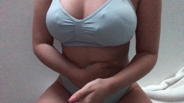 Thebeautybadby: hot girl touches her tits