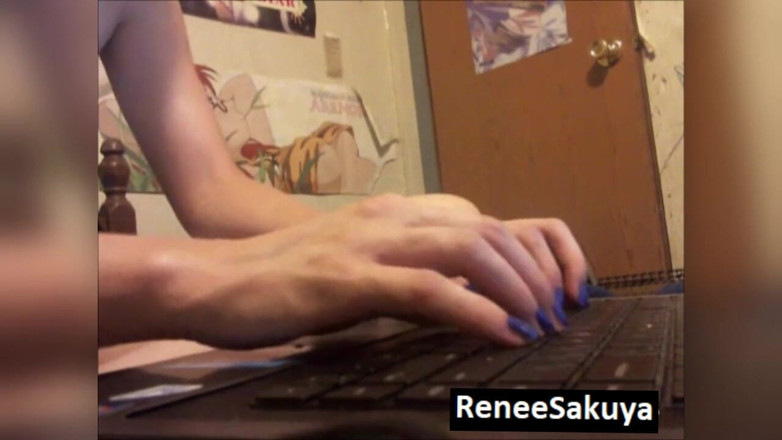 Renee Sakuya: Ignoring you typing on her computer