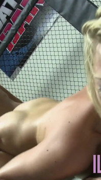 Blonde with small tits hard riding big dick