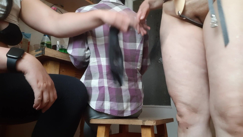 Lesbian-candys: While My Girlfriend Was Listening to Music, My Neighbor and...