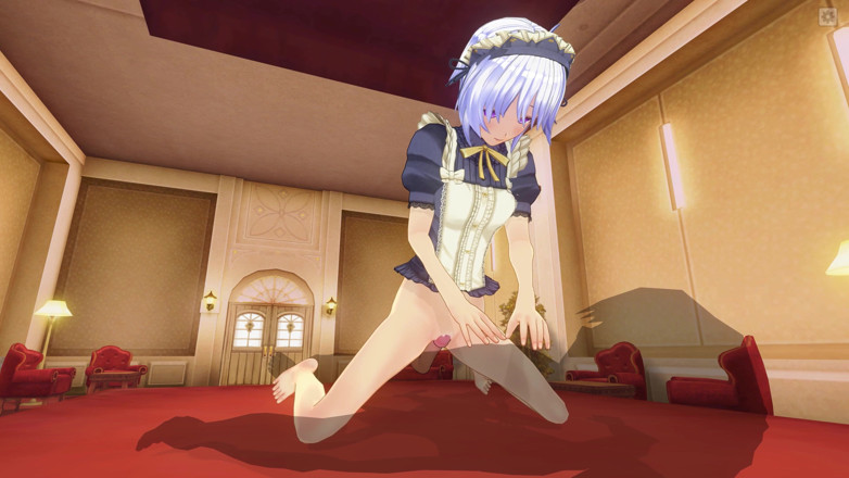 H3DC: 3D HENTAI Služka tře kundičku o tvého ptáka a stříká