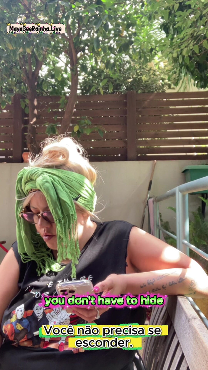 Goddess Maya3ee Rainha: Morning Outdoor Smoking Ritual - BBW Brazilian MILF Goddess