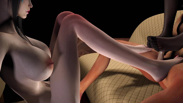 Why fuck so hard: Trio super sexy, fétichisme, footjob, sexe avec une grosse bite