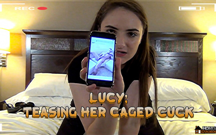 Homemade Cuckolding: Luci: provocando su cornudo enjaulado