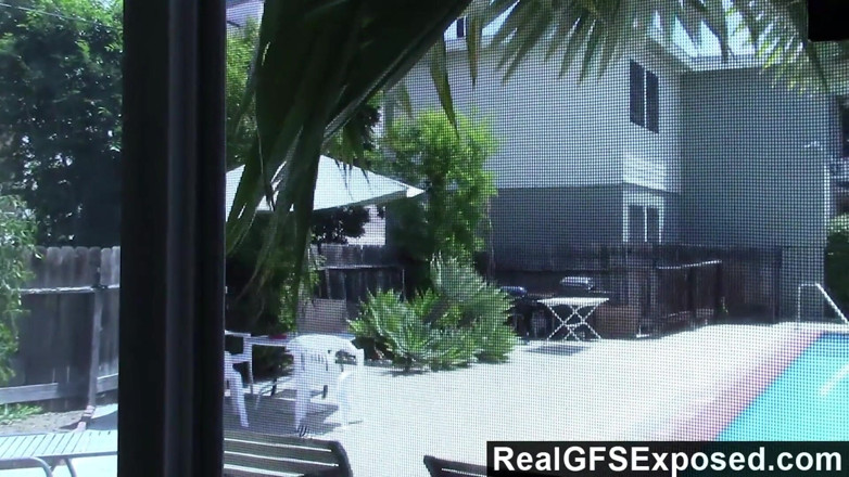 Real GFs Exposed: Adorable brunette Giselle Marie gets screwed and jizzed