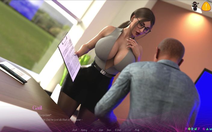 Porny Games: The Office by Damaged Coda - Again, Putting the Ass for...
