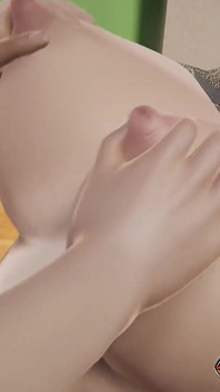Sexy Fiona’s Big Tits and Ass in Rule34 Animation - Breast Massage, Standing Vibrator Dildo Pussy Action, Cunnilingus Squirt