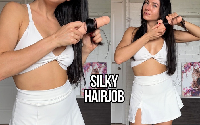 Princess Monica: Silky Hairjob Fantasy - Moje dlouhé vlasy šukají tvého ptáka