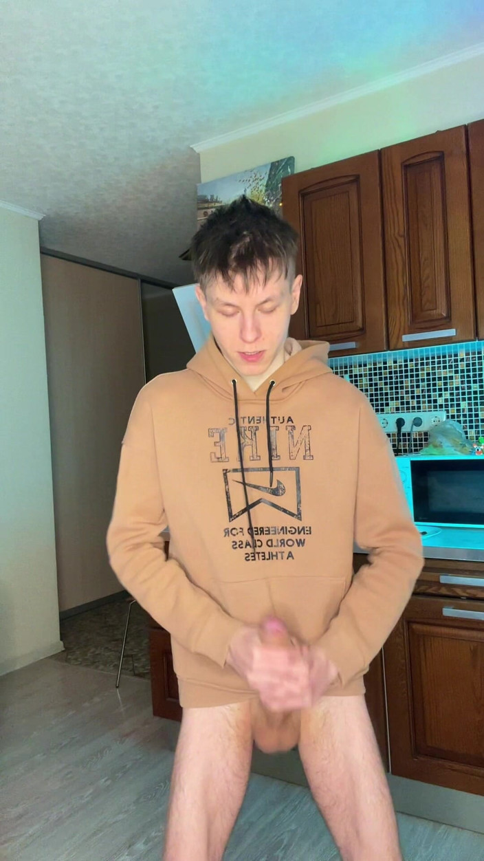 Morflot24: I Couldnt Stop Stroking My Big Cock Until I Covered...