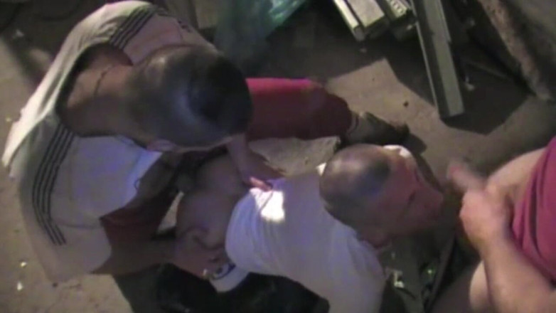 Raw French Bad boys: Slut fucked by scally boy domnant in sneakers