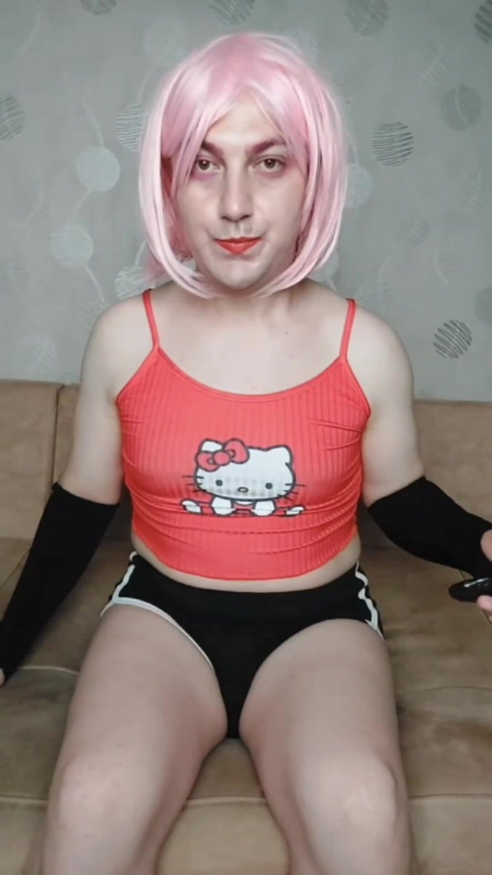 Kitty_Cross: Cute Shorts Cowgirl Sissy Smooth Legs Big Booty