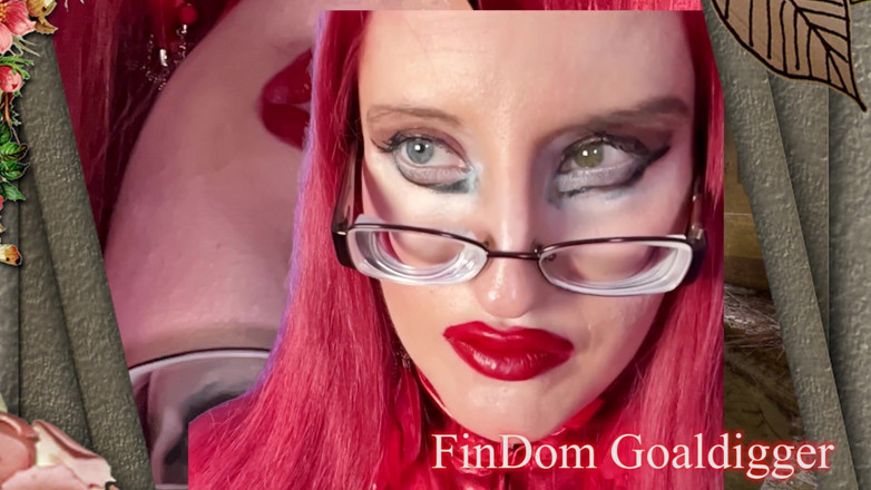 FinDom Goaldigger: Huge Eye Glasses Transformation