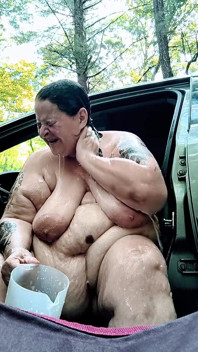 Camping Tramp Dup pełny spermy lepiej zmyć przed każdym