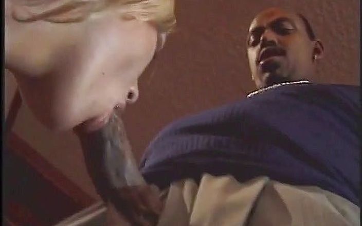 First Black Sexperience: Blond bitch gets pussy licked and fucked by black cock...
