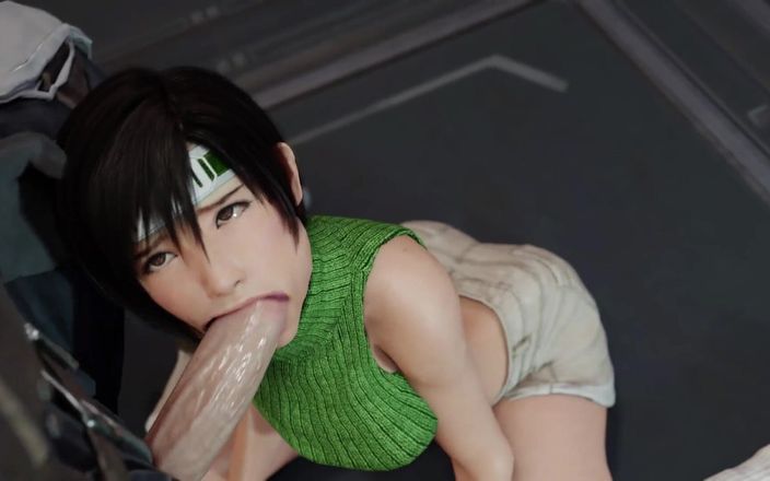 Velvixian 3D: Yuffie Kisaragi Pleases Loves Shinra Cock