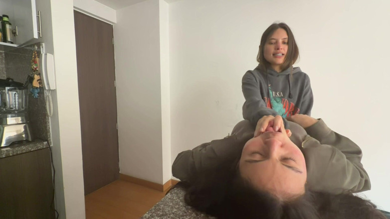 scarlettandc: A Lesbian Dominates Me Before I Go to Work