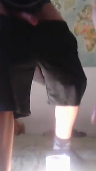 Brainless Goon Bator Pissing All Over the Floor