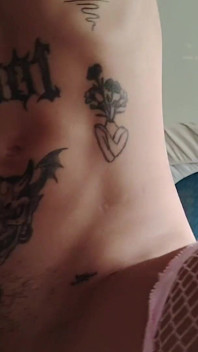 Tiny Tattooed Asian with Red Hair Rides White Cock in Warehouse