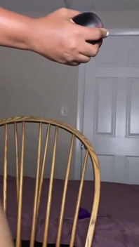 A Lot of Calm Sexual Desire with a Dildo and a Cucumber up the Ass