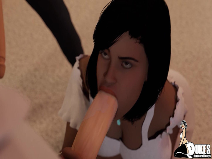 Dukes Hardcore Honeys: Culona milf negra follada por bbc