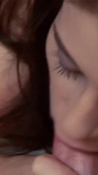 Brunette teen bending over for cock