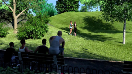 JAE Studio: Dzień 12 - Sophia i Patrycja Poszli do parku i drażnili mężczyzn.