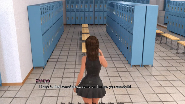 XXX Games Bunk: Laura Lustful Secret - Gameplay - Roleplay - Emma Peeking on Male in...