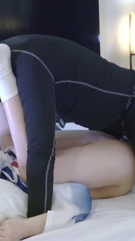 Wild Standing Sex with Massive Squirting - Slippery Grinding Turned Into a Raw Creampie Finale Angle2
