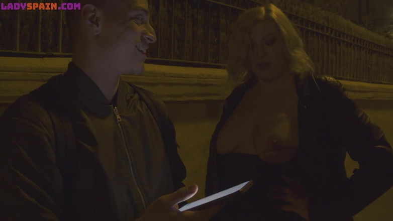 Lady Spain: This Busty Mature Woman Goes Out on the Street with...