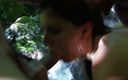 Hot Girlz: Hot stranger babe gets fucked by campers on the woods