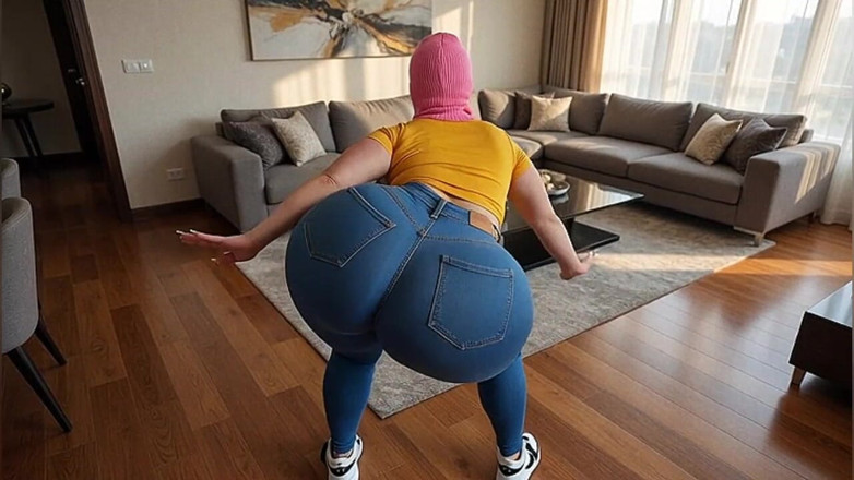 Xprohibidox1: Mulher com bunda enorme vestindo jeans