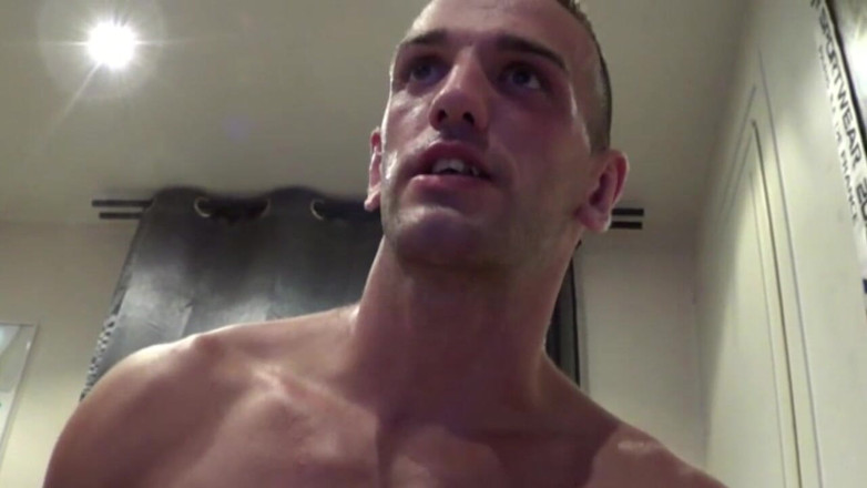 Sneaker gay: Scally boy fucked on the sofa by my muscle dick