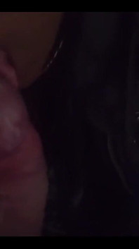 The Kinky Queen of Blowjobs Dark Dea Suck a Huge White Cock and Swallow a Lot of Cum