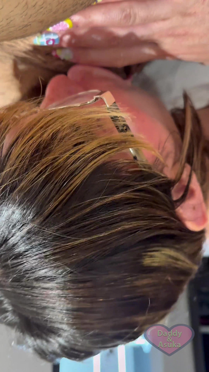 Daddy and Asuka: Seronok menunggang zakar ayah sehingga dia pancut