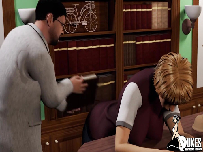 Dukes Hardcore Honeys: Dean sculaccia il gran culo della MILF