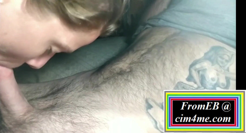 From E B: Too much cum in mouth to save all cim overload...
