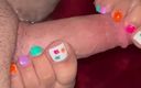 Latina malas nail house: Toejob y trabajando con el pie en jacuzzi