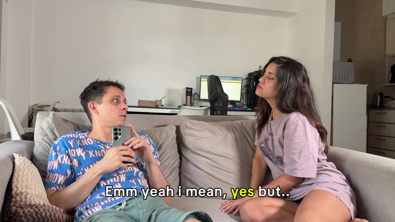 Primiciax: Stiefzus wilde mijn pik voordat ze naar bed gaat